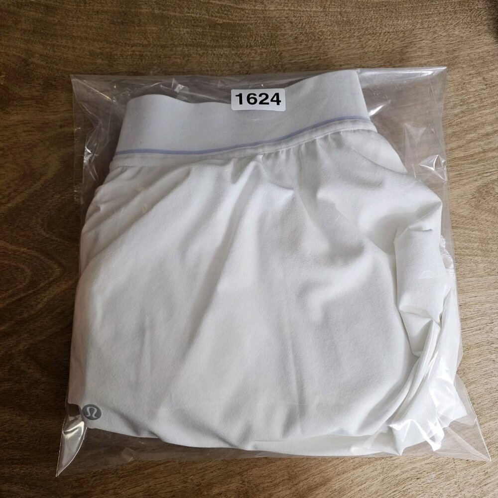 Lululemon Tennis Skirt Women's 12 White Court Rival High Rise Athleisure Running - Picture 12 of 12